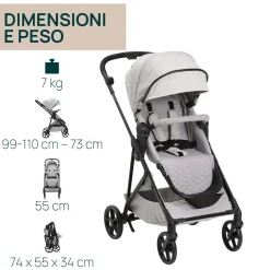Trio seety florence beige con kory essential