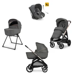 Trio system4 aptica drw rc velvet grey + telaio palladio – inglesina