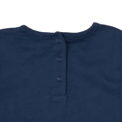 T-shirt blu bimba con stampa