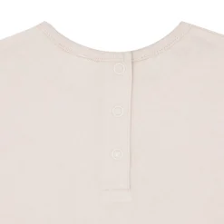 T-shirt manica lunga bimba bianca stampa gattino