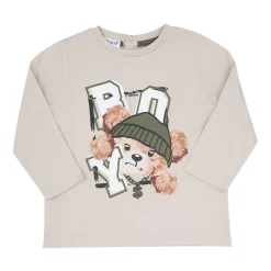 T-shirt manica lunga bimbo cagnolino