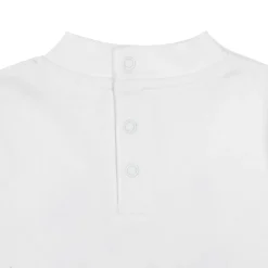 T-shirt maniche lunghe bimbo panna stampata