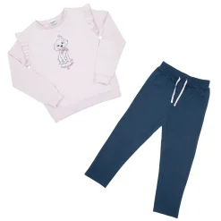 Tuta jogging con stampa cagnolino