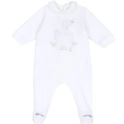 Tutina con apertura patello cigno con pelo – chicco