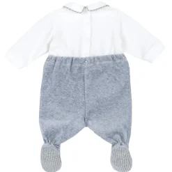 Tutina con apertura patello con coniglietto – chicco