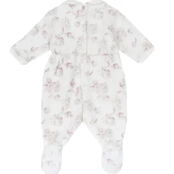 Tutina con apertura patello con roselline – chicco