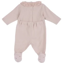 Tutina in caldo tessuto, con apertura sulla schiena e entrogamba ideale per primavera e autunno