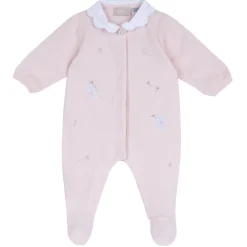 Tutina in cotone leggero, ideale per primavera e autunno, con apertura frontale ed entrogamba