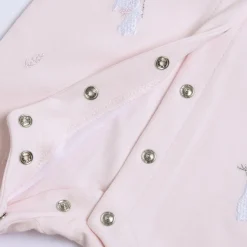 Tutina in cotone leggero, ideale per primavera e autunno, con apertura frontale ed entrogamba