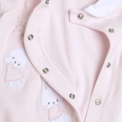 Tutina in cotone leggero, ideale per primavera e autunno, con apertura frontale ed entrogamba