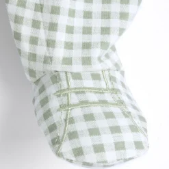 Tutina in cotone leggero, ideale per primavera e autunno con apertura sulla schiena e entrogamba