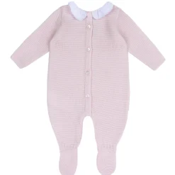 Tutina in tricot, ideale per primavera e autunno con apertura sulla schiena ed entrogamba