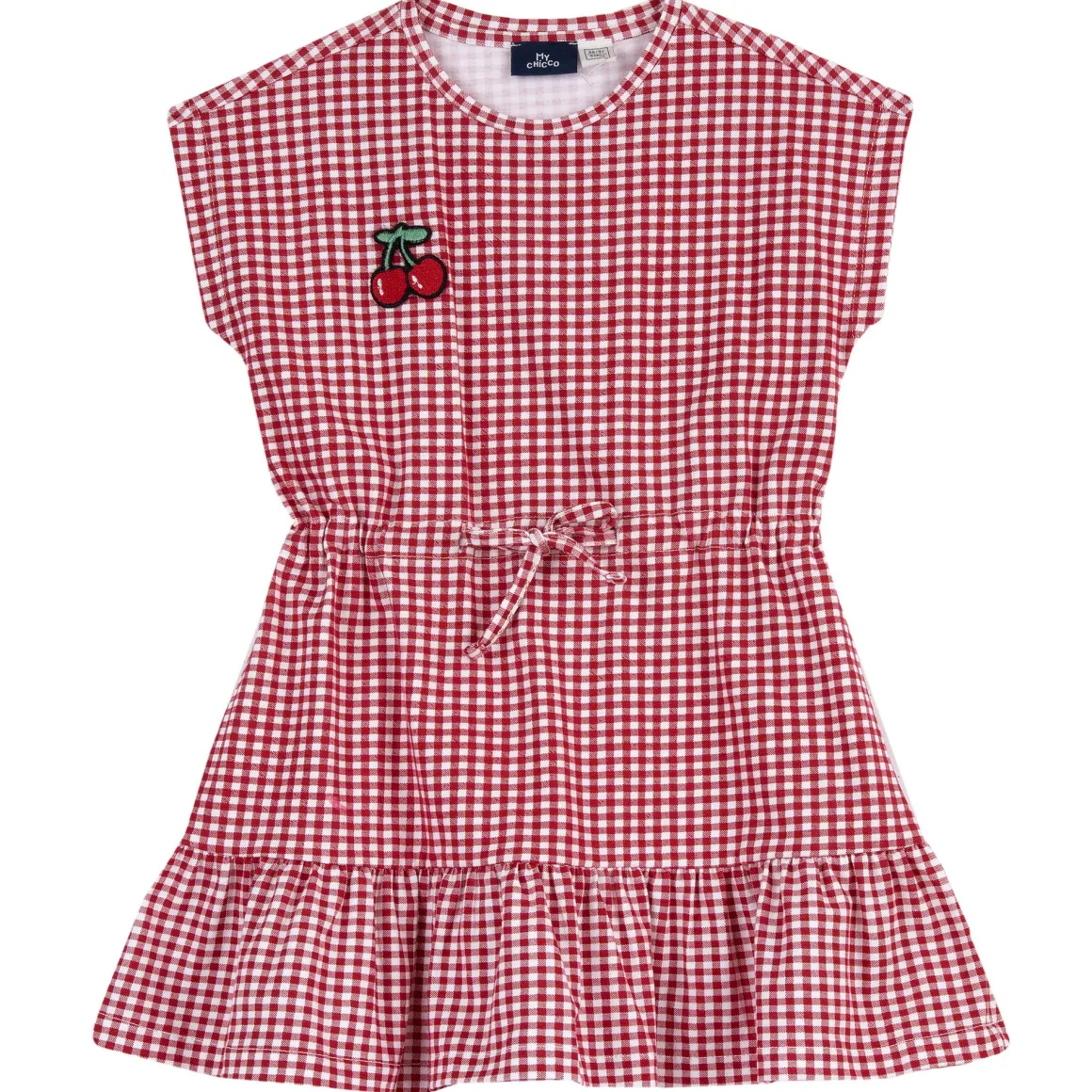 Vestito a maniche corte, in cotone