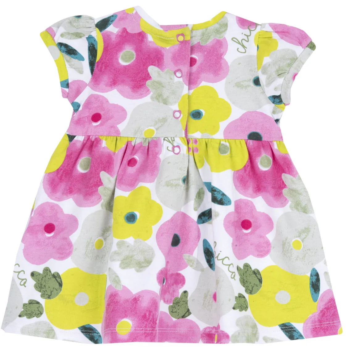 Vestito a maniche corte, in cotone