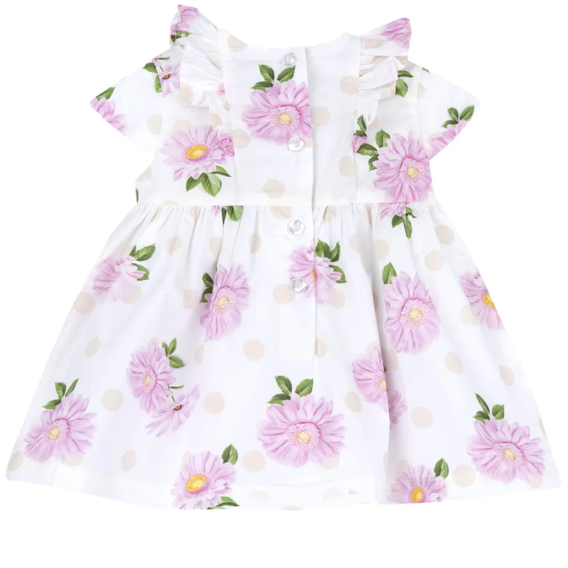 Vestito a maniche corte, in cotone