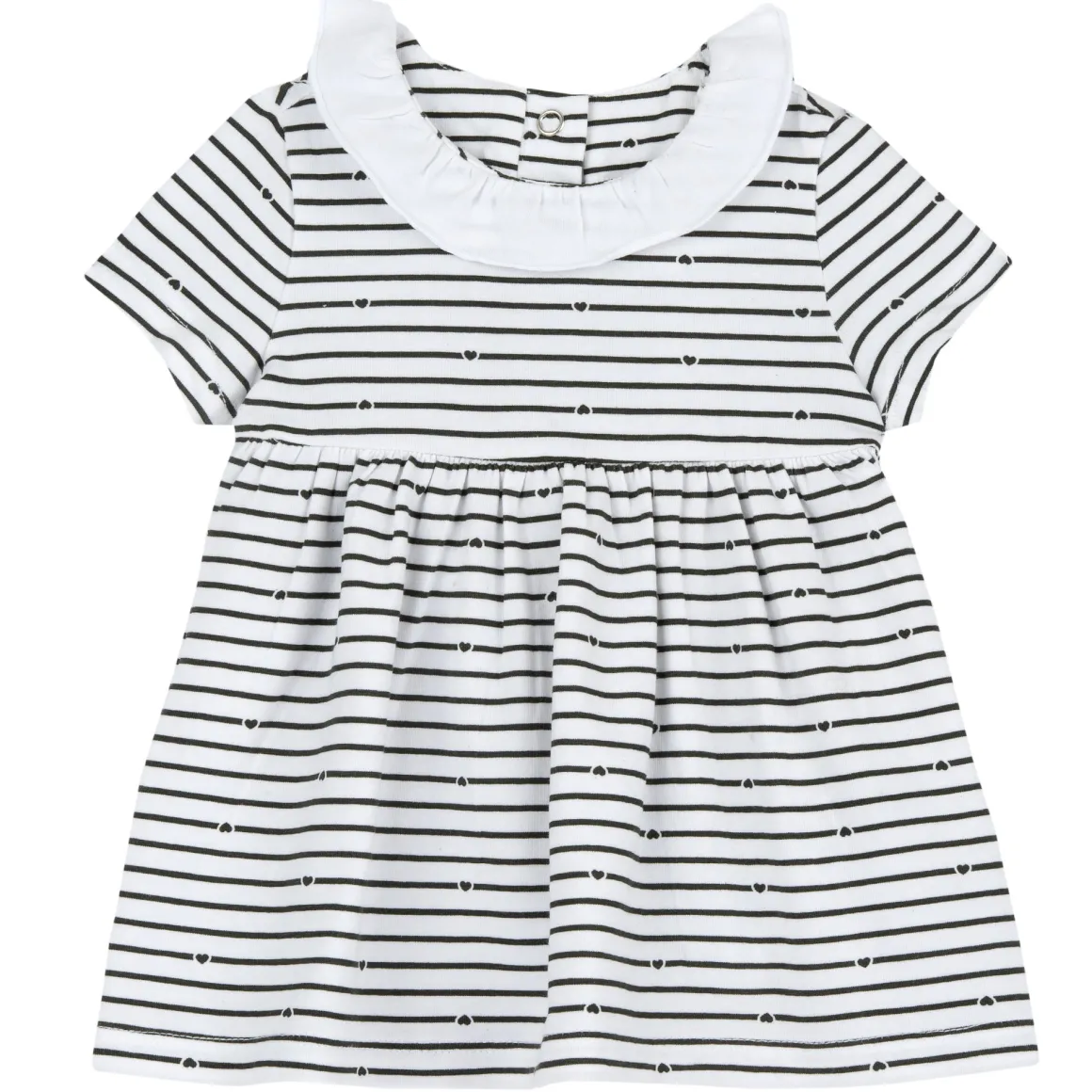 Vestito a maniche corte, in cotone