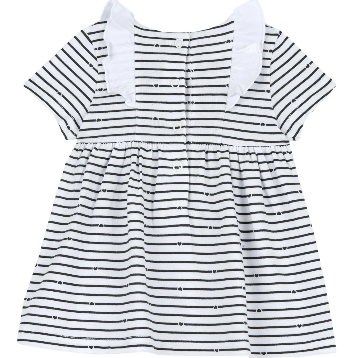 Vestito a maniche corte, in cotone